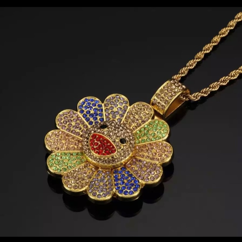 Takashi murakami sunflower spinner chain